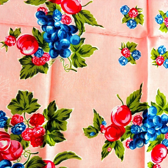 Kenzo Multicolor 100% Cotton Fruity Bandanna/Scarf - Picture 6 of 9